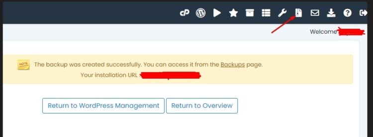 wordpress Backup by cpanel 6 scaled