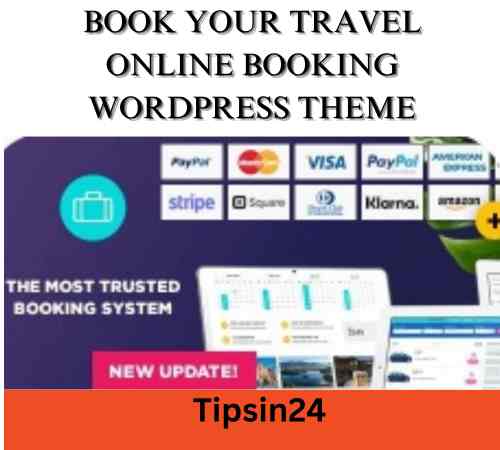 Book Your Travel Online Booking WordPress Theme