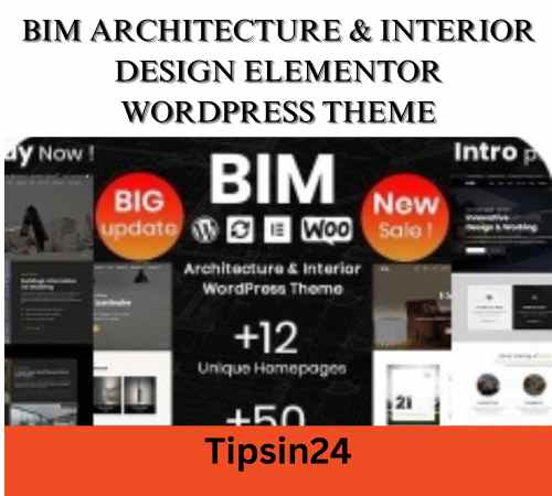 BIM Architecture & Interior Design Elementor WordPress Theme