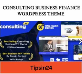 Consulting Business Finance WordPress Theme