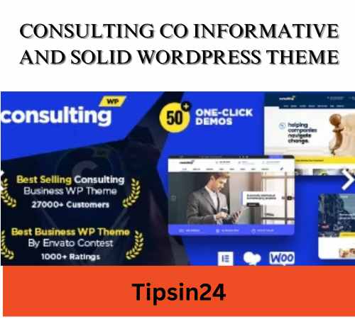 Consulting Co Informative And Solid WordPress Theme