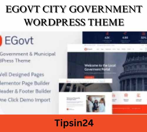 EGovt City Government WordPress Theme