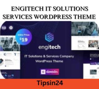 Engitech IT Solutions Services WordPress Theme