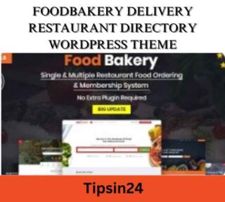 FoodBakery Delivery Restaurant Directory WordPress Theme