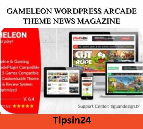 Gameleon WordPress Arcade Theme News Magazine