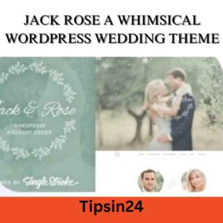 Jack Rose A Whimsical WordPress Wedding Theme