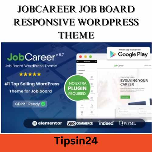 JobCareer Job Board Responsive WordPress Theme