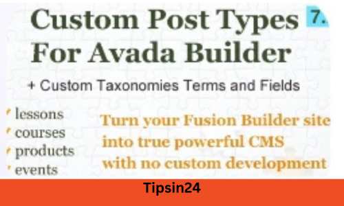 Custom Post Types, Taxonomies and Fields for Avada Builder