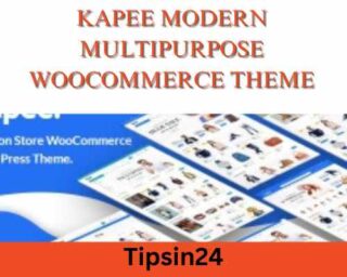 Kapee Modern Multipurpose WooCommerce Theme