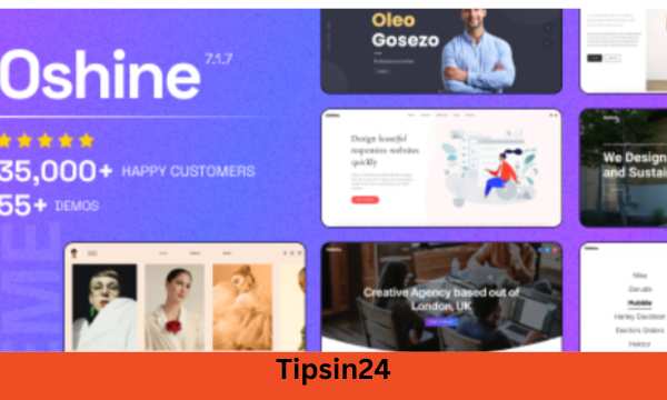 Oshine Multipurpose Creative WordPress Theme