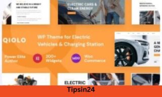 Qiolo Vehicle & EV Charging WordPress Theme