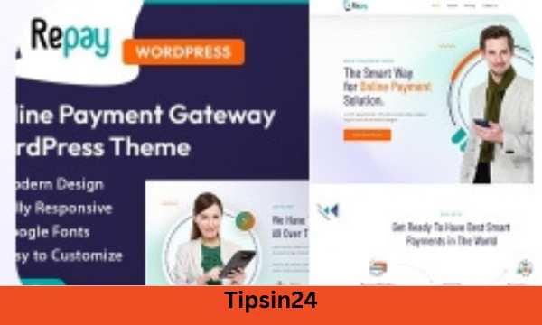 Repay Payment Gateway WordPress Theme