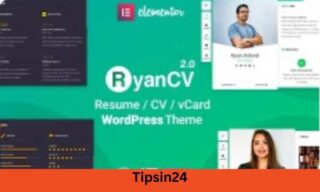 RyanCV CV Resume Theme