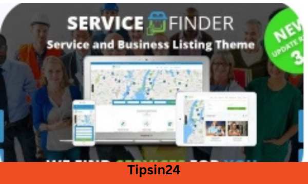 Service Finder Provider and Business Listing WordPress Theme