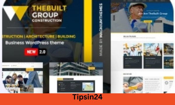 TheBuilt Construction and Architecture WordPress theme