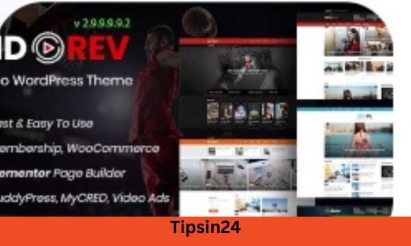 VidoRev Video WordPress Theme