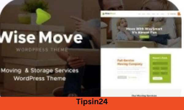 Wise Move Relocation and Storage Services WordPress Theme